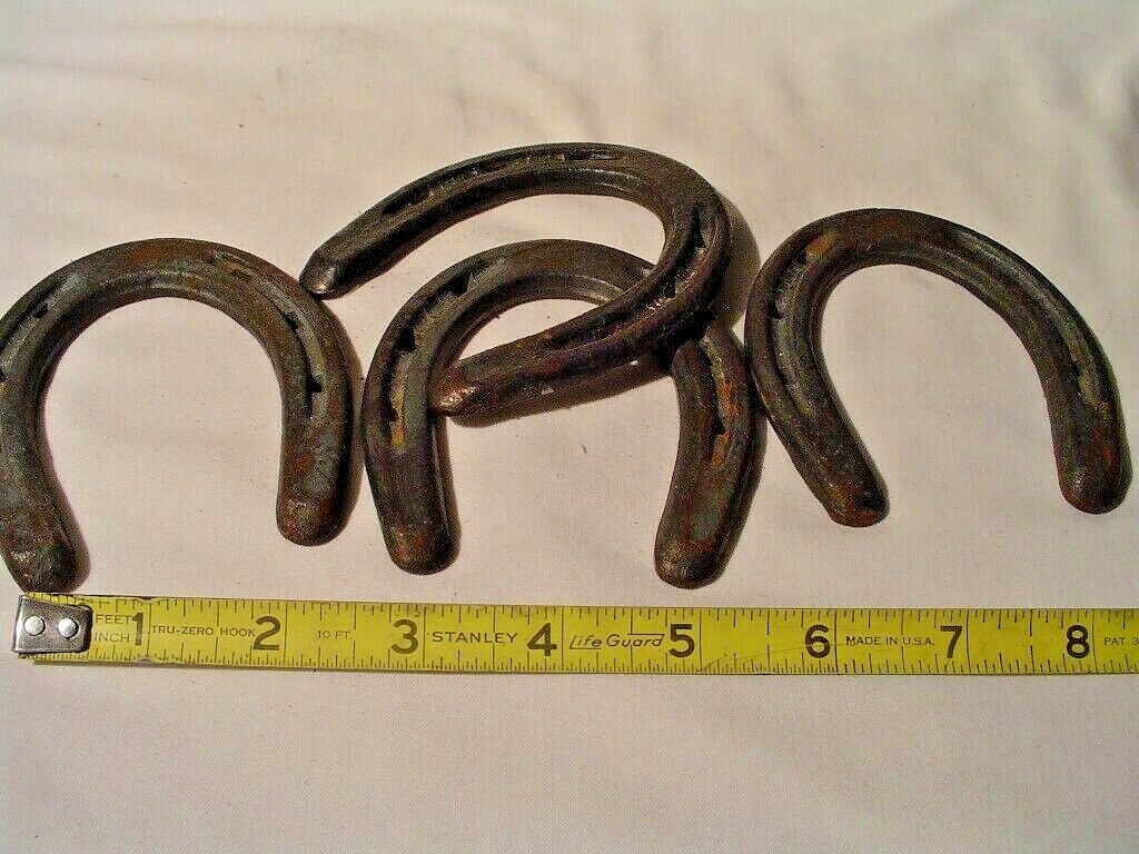 4 Diamond Brand Hot Forged Pony Horse Shoes  New