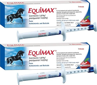 Equimax Horse Wormer Tapes And All Major Parasites 2 Tubes