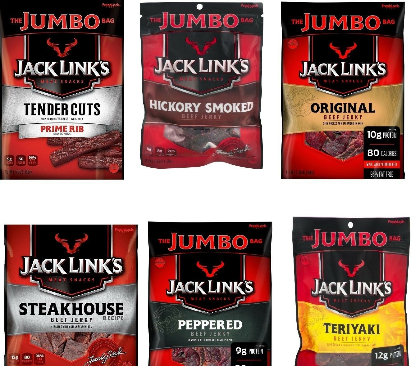 Jack Links Beef Jerky Many Flavors And Sizes Pick One Bag Easy Shipping + Save